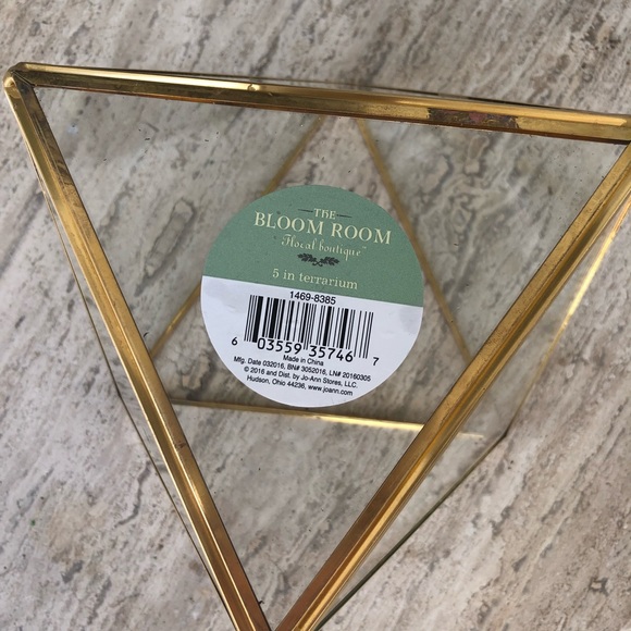 Bloom Room Glass & Metal Geometric Shape Terrarium - Picture 4 of 6